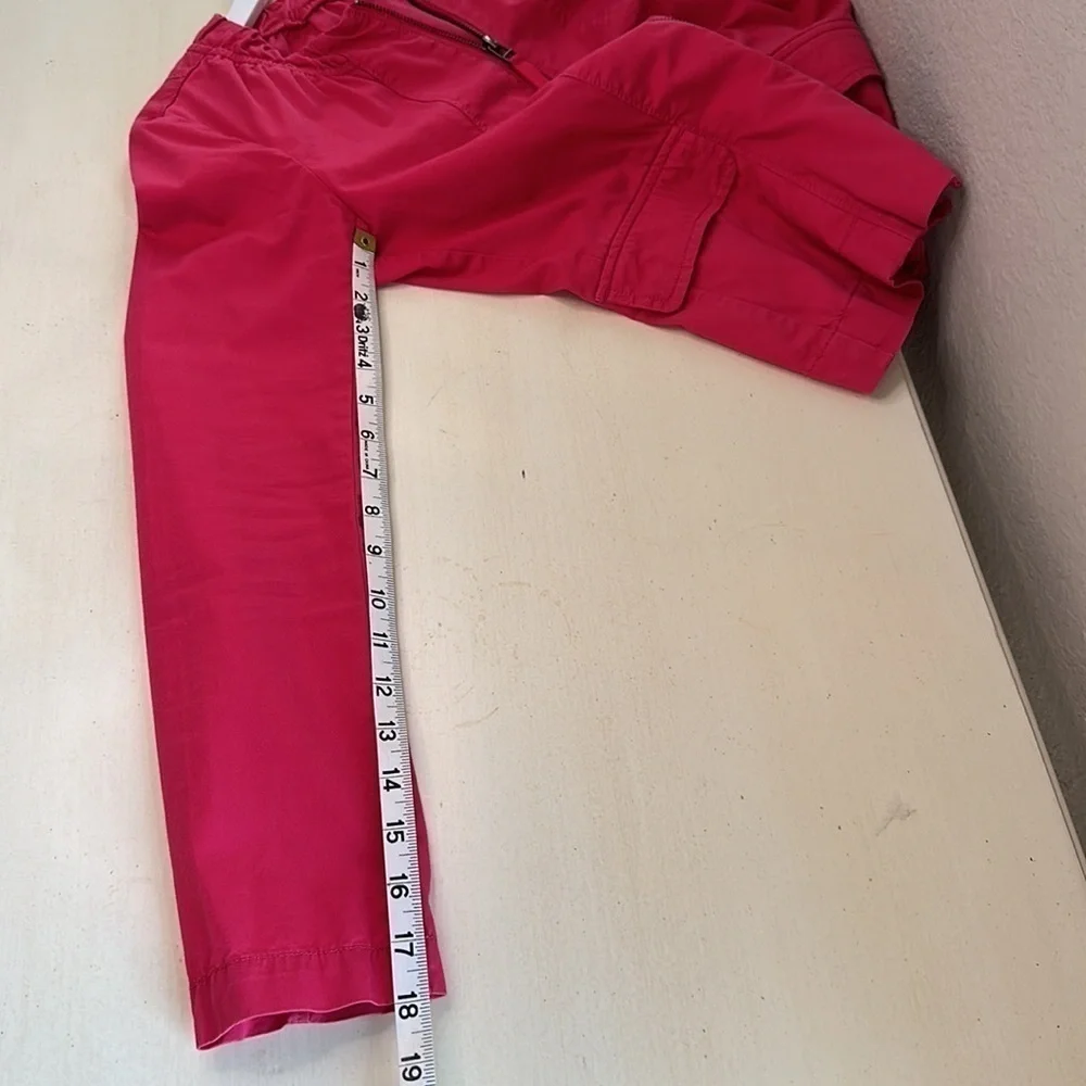 LOFT Hot Pink Cotton‎ Peplum Style Jacket Size XS